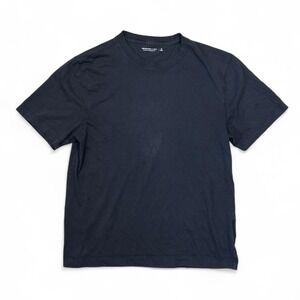 Abercrombie & Fitch Mens Gray Classic‎ Crew Polished Short Sleeve T Shirt Casual